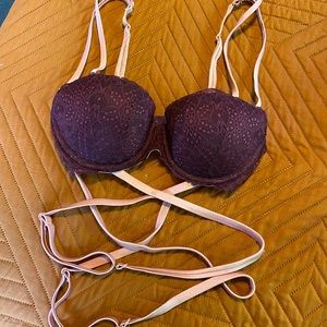 Pink by Victoria Secret Date Push up bra with Sexy Straps